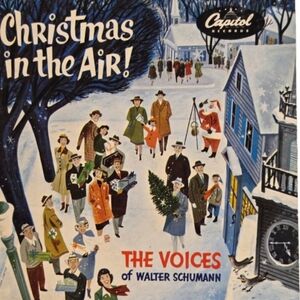 vintage 50s cover art  album Christmas in the Air!"